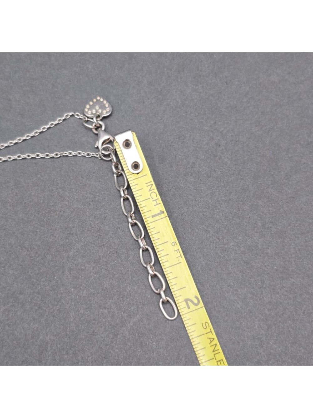 Sterling Silver Vermeil Interlocking Circles Necklace 16"-18" Modernist Hammered - Picture 7 of 14